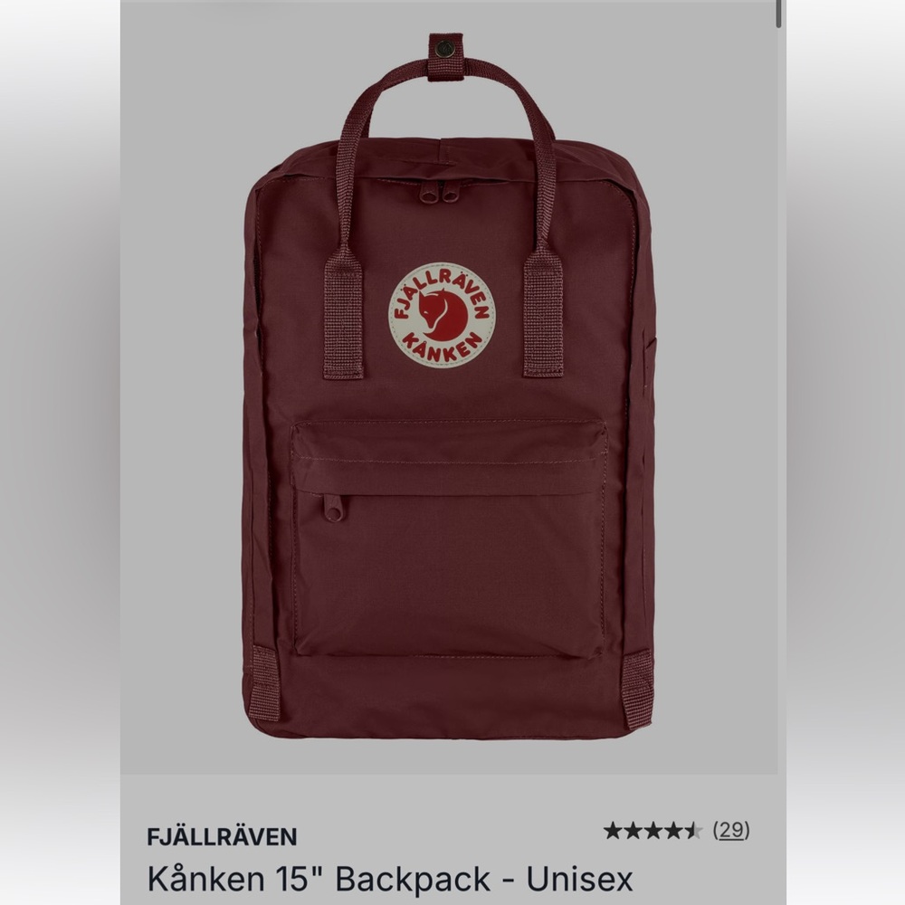 Fjallraven Kånken Backpack - Ox Red - Picture 3 of 6